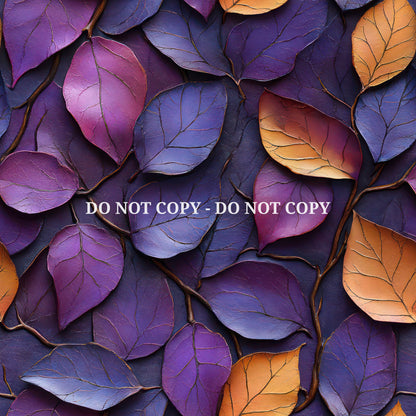 EMBOSSED PURPLE LEAVES - MULTIPLE VARIATIONS