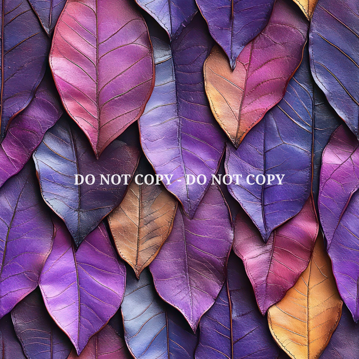 EMBOSSED PURPLE LEAVES - MULTIPLE VARIATIONS