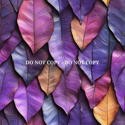 EMBOSSED PURPLE LEAVES - MULTIPLE VARIATIONS
