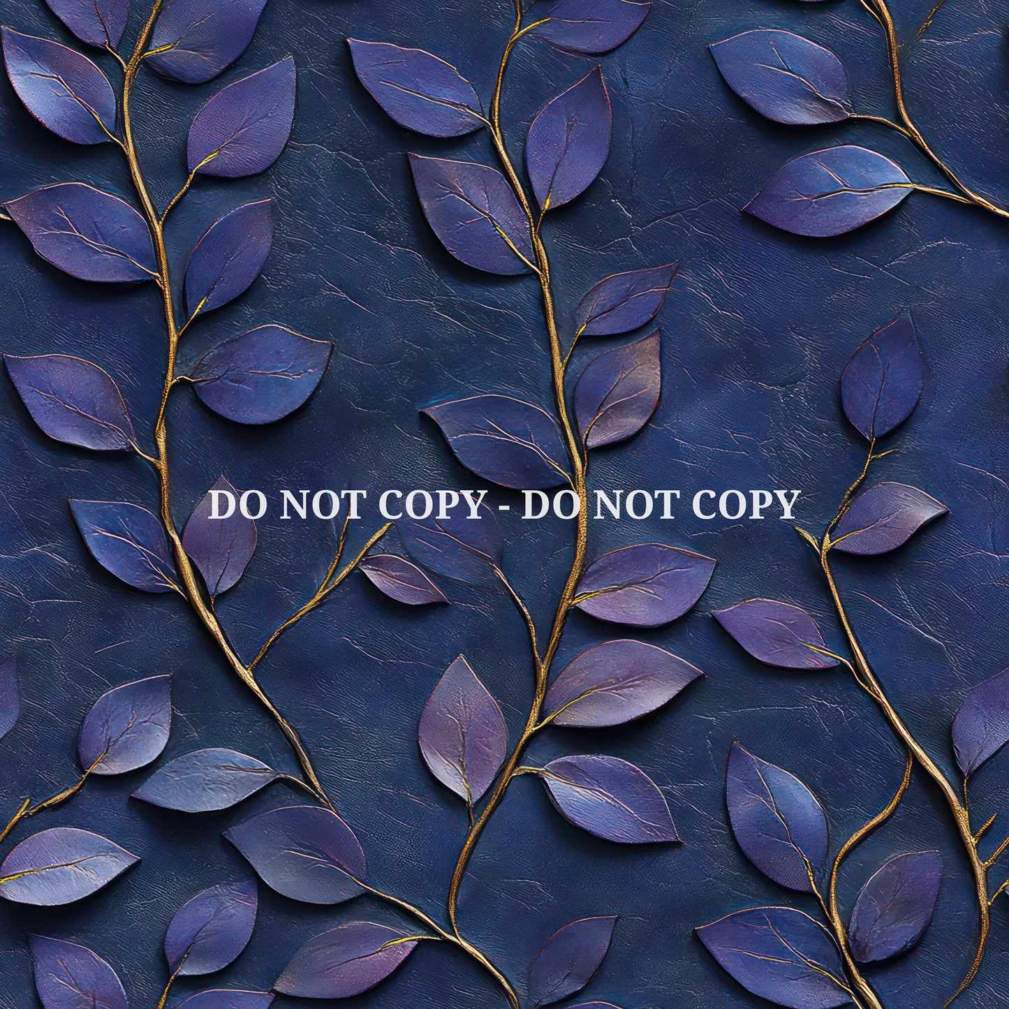 EMBOSSED PURPLE LEAVES - MULTIPLE VARIATIONS
