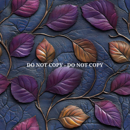 EMBOSSED PURPLE LEAVES - MULTIPLE VARIATIONS