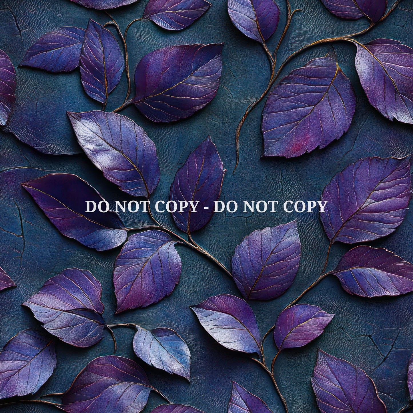 EMBOSSED PURPLE LEAVES - MULTIPLE VARIATIONS