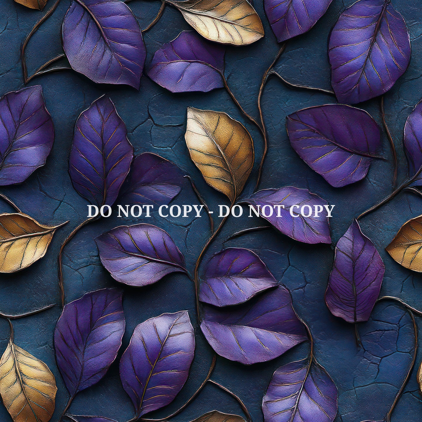 EMBOSSED PURPLE LEAVES - MULTIPLE VARIATIONS