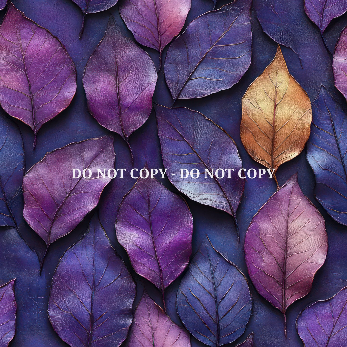EMBOSSED PURPLE LEAVES - MULTIPLE VARIATIONS