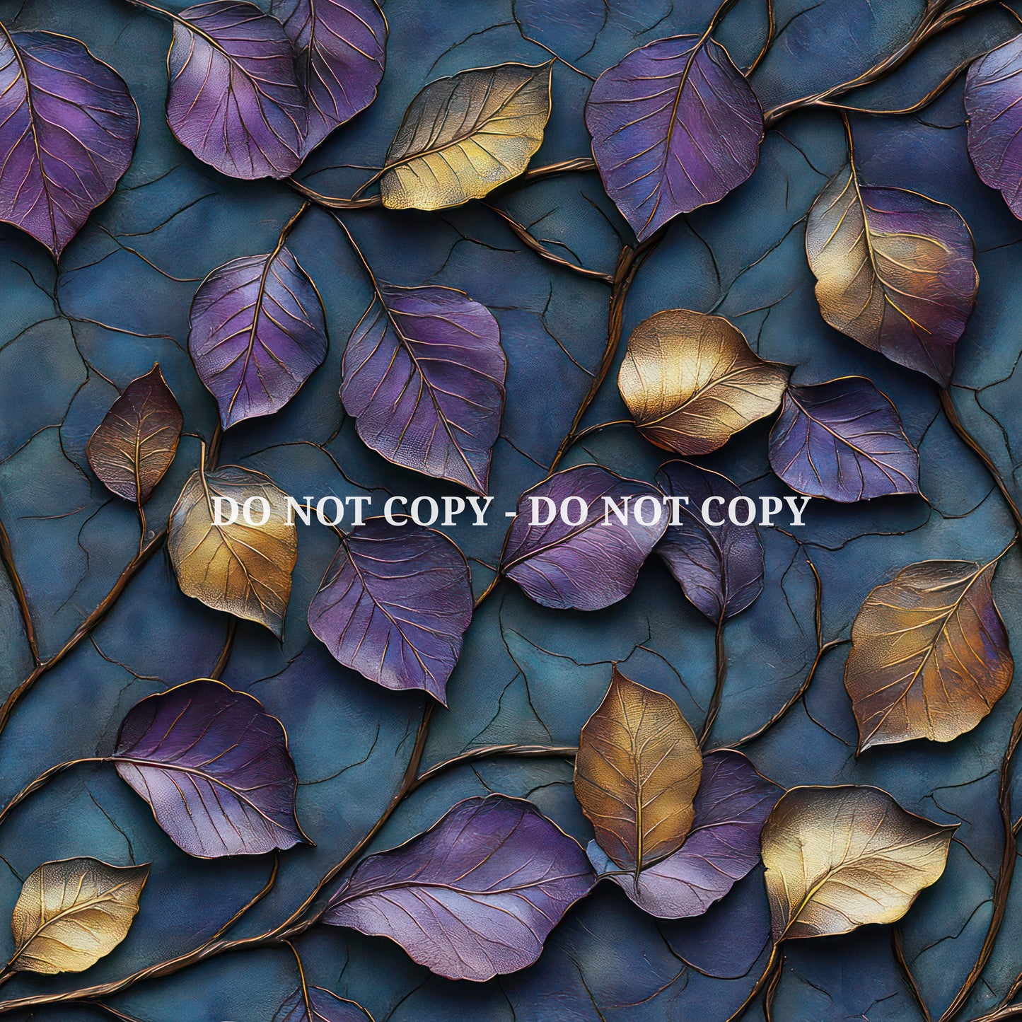 EMBOSSED PURPLE LEAVES - MULTIPLE VARIATIONS