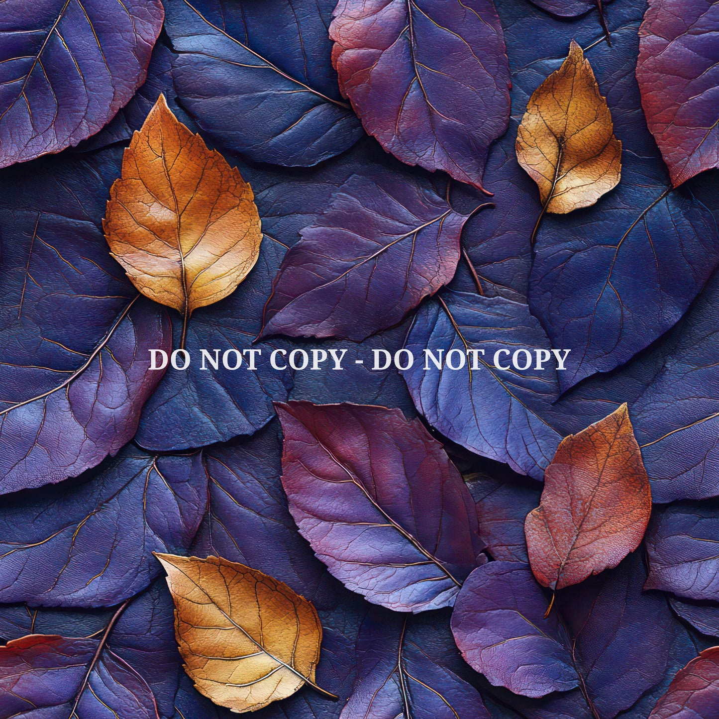 EMBOSSED PURPLE LEAVES - MULTIPLE VARIATIONS