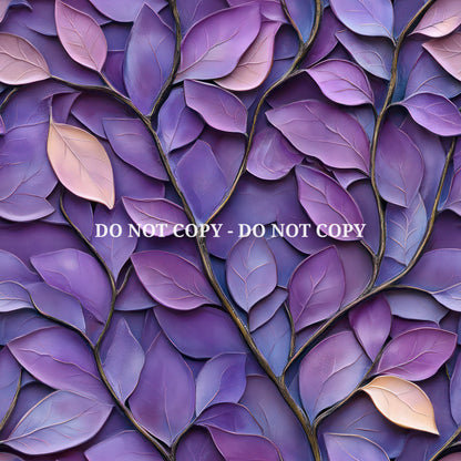 EMBOSSED PURPLE LEAVES - MULTIPLE VARIATIONS