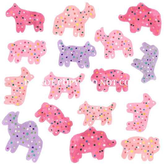 ANIMAL COOKIES 1 - FLAIR SHEET