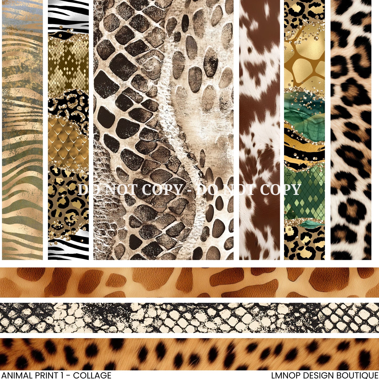 ANIMAL PRINT 1 - COLLAGE VINYL
