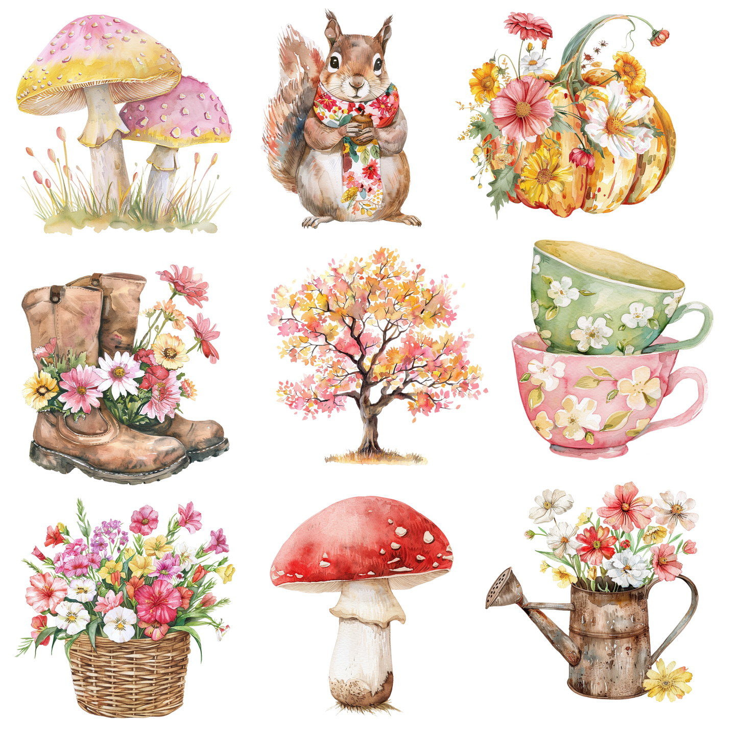 FLORAL AUTUMN - FLAIR SHEET