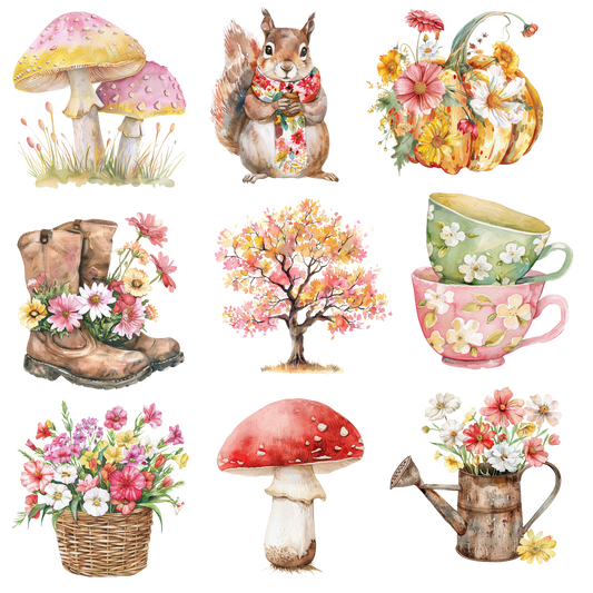 FLORAL AUTUMN - FLAIR SHEET