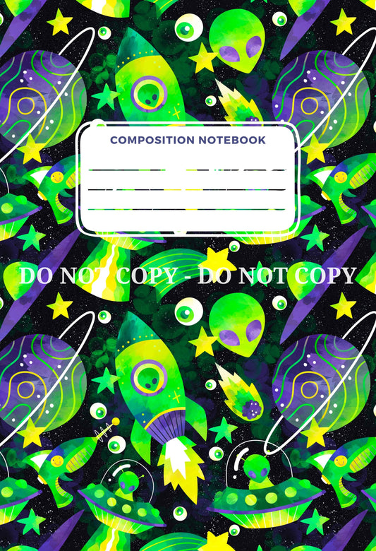 COMPOSITION NOTEBOOK COVERS - FRONT AND BACK - MULTIPLE VARIATIONS