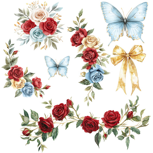 BELLES MODERN TALE FLORAL  - FLAIR SHEET