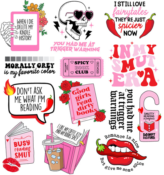 BOOK SMUT - FLAIR SHEET