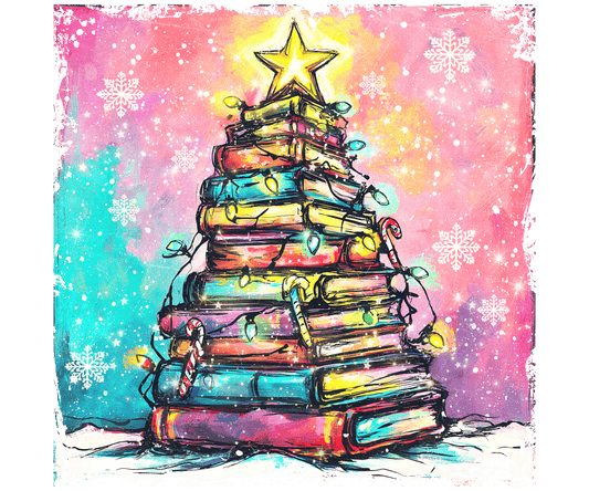 BOOK TREE - DECAL - MULTIPLE VARIATIONS