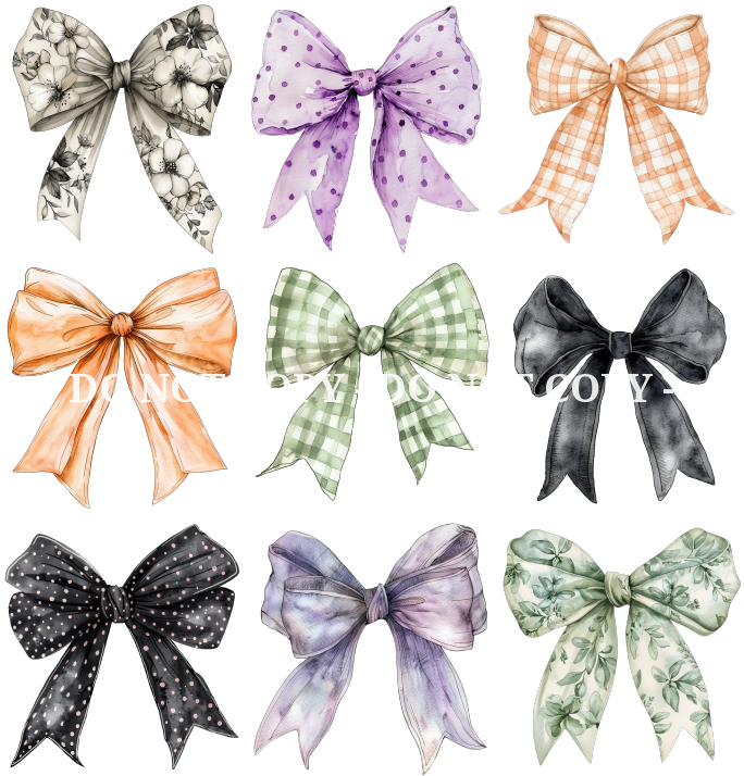 HALLOWEEN BOW FLAIR SHEET