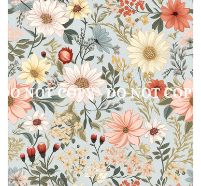 LIBERTY FLORAL PATTERN VINYL - MULTIPLE VARIATIONS