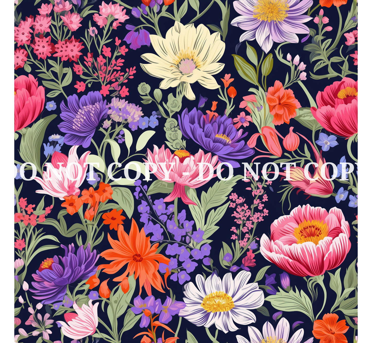 LIBERTY FLORAL PATTERN VINYL - MULTIPLE VARIATIONS