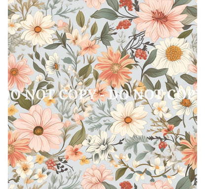 LIBERTY FLORAL PATTERN VINYL - MULTIPLE VARIATIONS