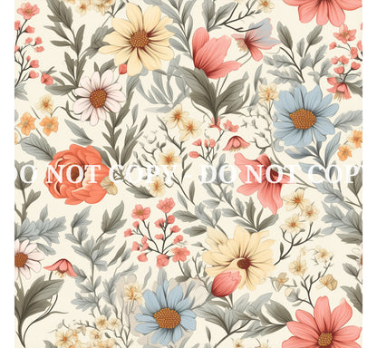 LIBERTY FLORAL PATTERN VINYL - MULTIPLE VARIATIONS