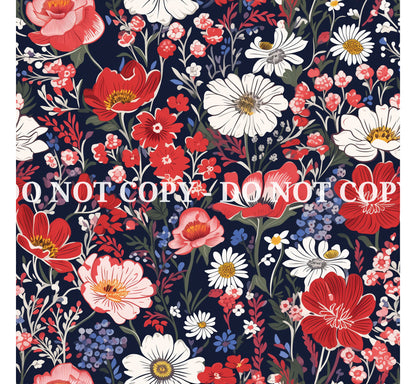 LIBERTY FLORAL PATTERN VINYL - MULTIPLE VARIATIONS