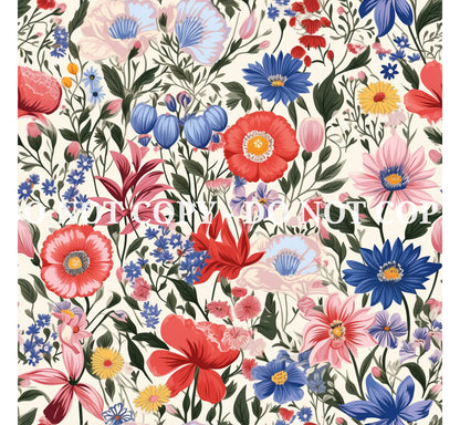 LIBERTY FLORAL PATTERN VINYL - MULTIPLE VARIATIONS