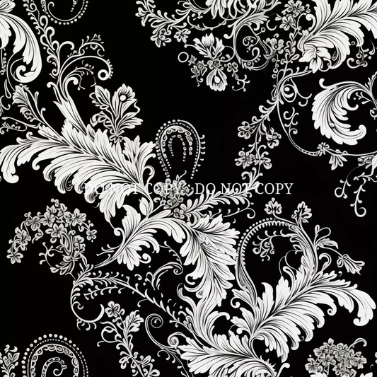 BLACK AND WHITE FILAGREE - MULTIPLE VARIATIONS