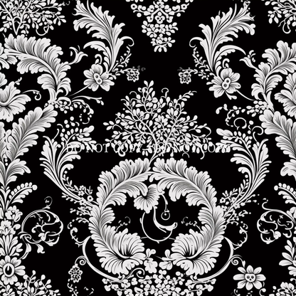 BLACK AND WHITE FILAGREE - MULTIPLE VARIATIONS