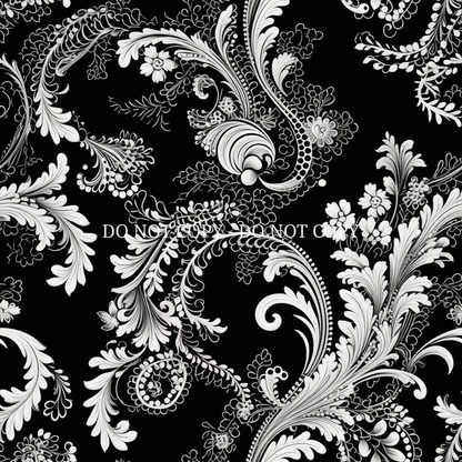 BLACK AND WHITE FILAGREE - MULTIPLE VARIATIONS