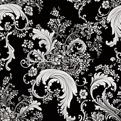 BLACK AND WHITE FILAGREE - MULTIPLE VARIATIONS