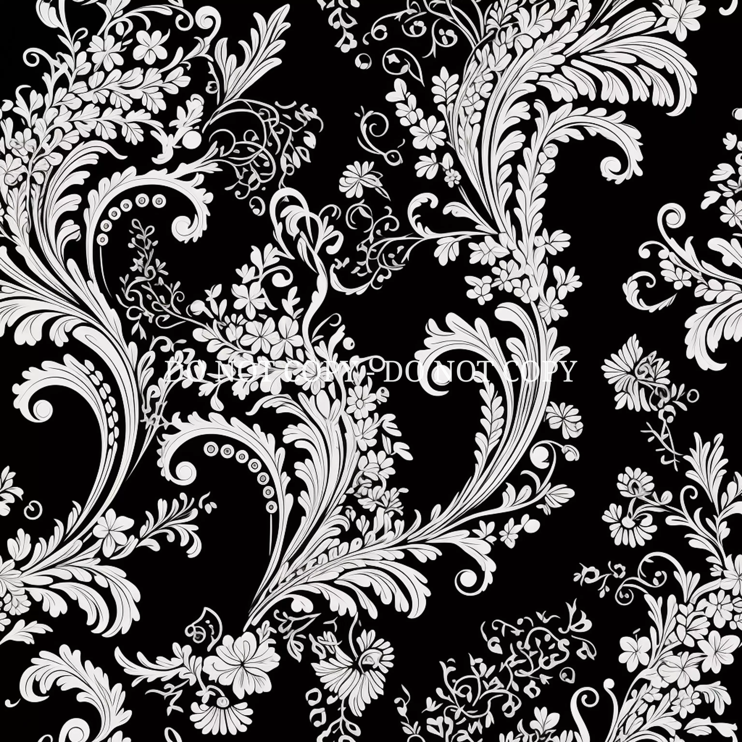 BLACK AND WHITE FILAGREE - MULTIPLE VARIATIONS