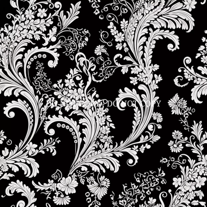 BLACK AND WHITE FILAGREE - MULTIPLE VARIATIONS