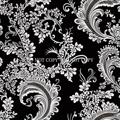 BLACK AND WHITE FILAGREE - MULTIPLE VARIATIONS