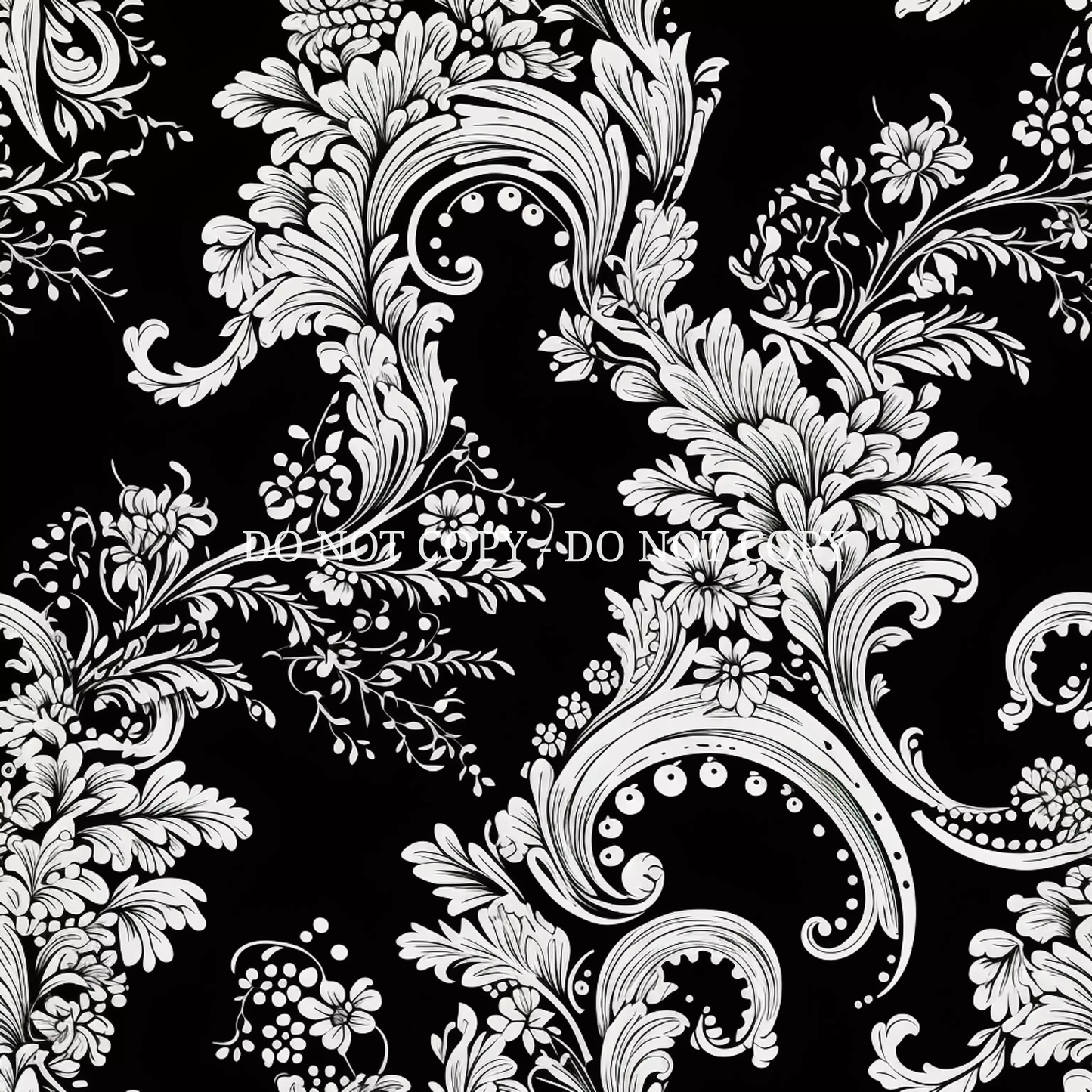 BLACK AND WHITE FILAGREE - MULTIPLE VARIATIONS