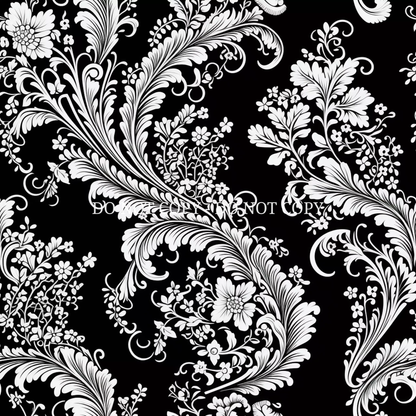 BLACK AND WHITE FILAGREE - MULTIPLE VARIATIONS