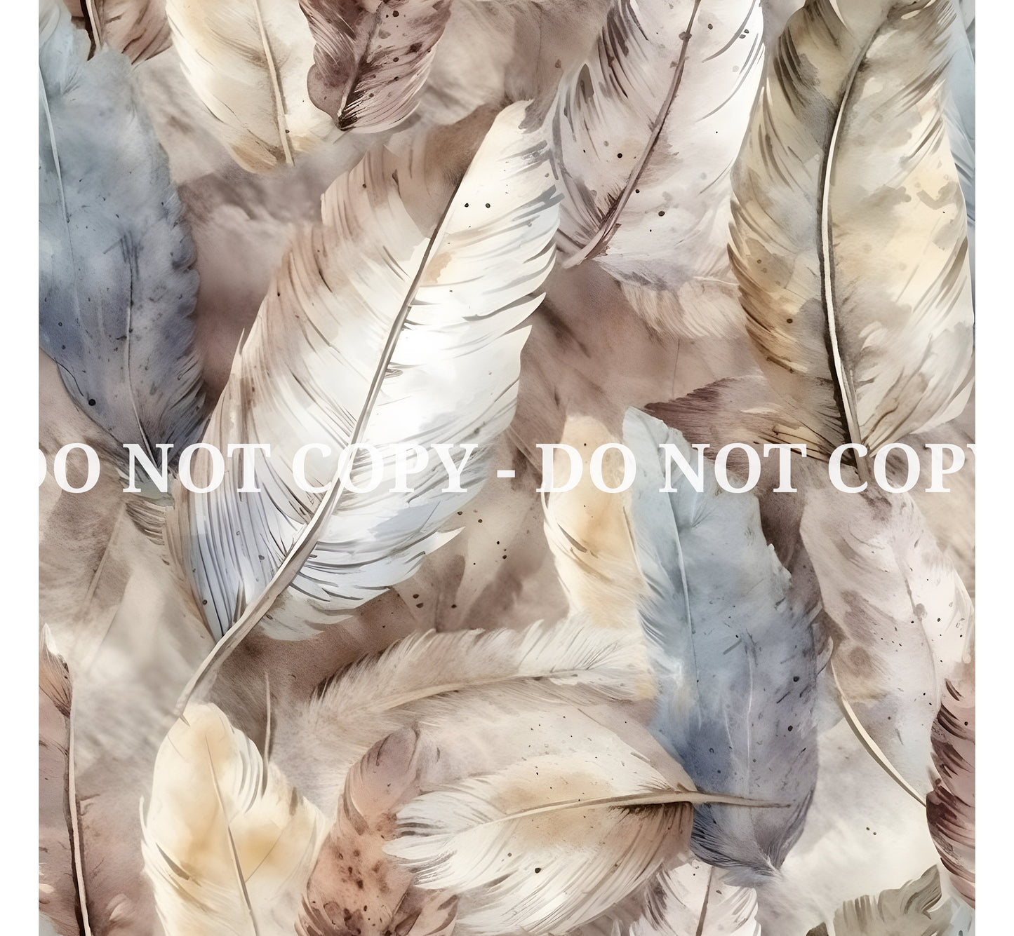 BOHO FEATHERS PATTERN VINYL - MULTIPLE VARIATIONS