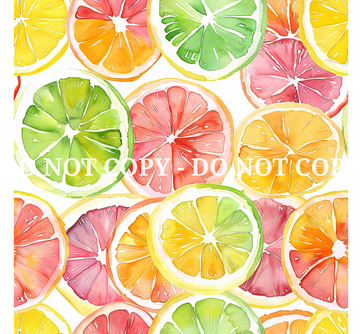 SLICES OF CITRUS PATTERN VINYL - MULTIPLE VARIATIONS