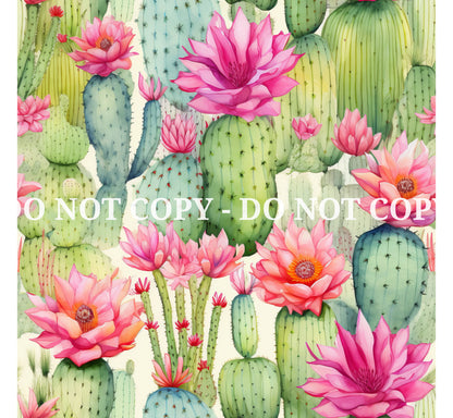 CACTUS DELIGHT PATTERN VINYL - MULTIPLE VARIATIONS