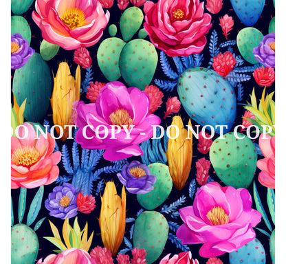 CACTUS DELIGHT PATTERN VINYL - MULTIPLE VARIATIONS