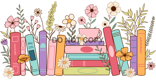 BRIGHT BOOK FLORAL - CAN WRAP