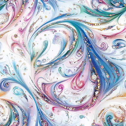 JEWEL TONE SWIRL - MULTIPLE VARIATIONS