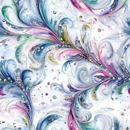 JEWEL TONE SWIRL - MULTIPLE VARIATIONS