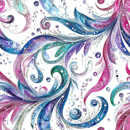 JEWEL TONE SWIRL - MULTIPLE VARIATIONS