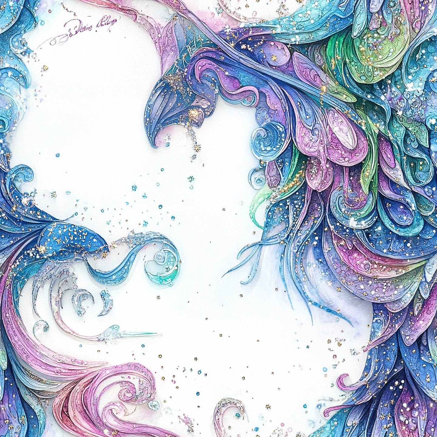 JEWEL TONE SWIRL - MULTIPLE VARIATIONS