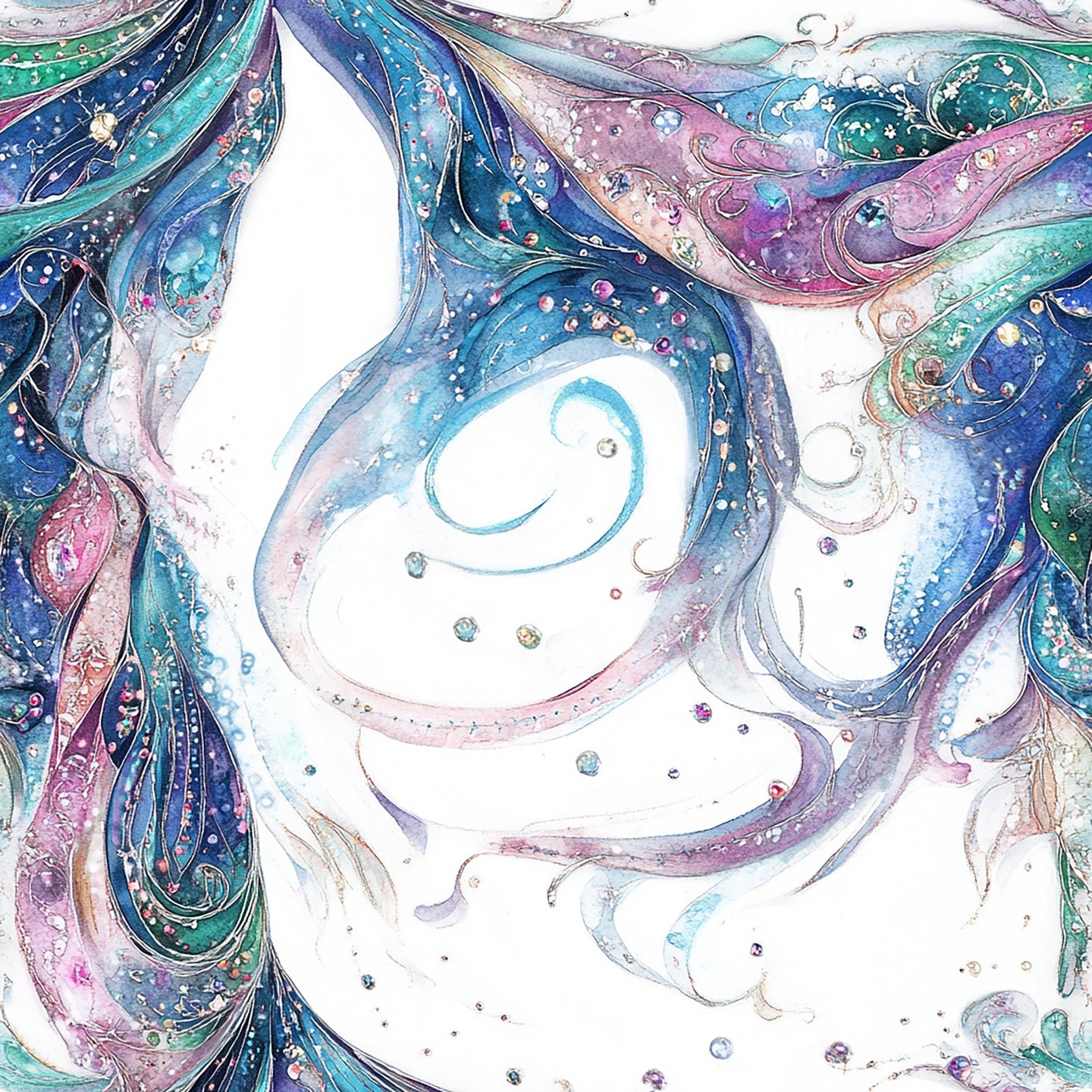 JEWEL TONE SWIRL - MULTIPLE VARIATIONS