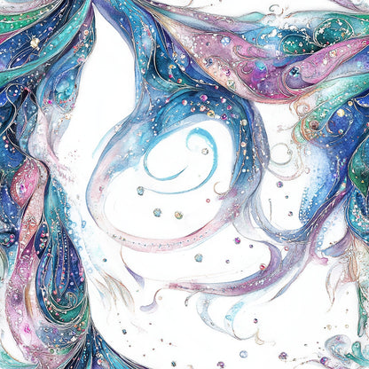 JEWEL TONE SWIRL - MULTIPLE VARIATIONS