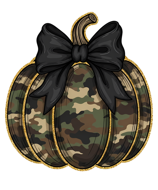 CAMO PUMPKIN - DECAL