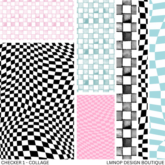 CHECKER 1 - COLLAGE VINYL
