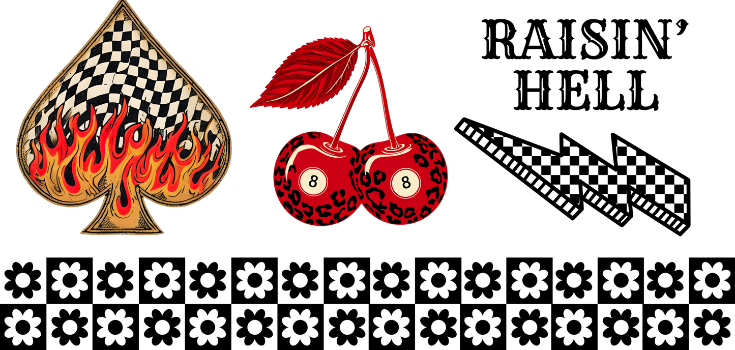 CHECKER CHERRY - MINI FLAIR SHEET