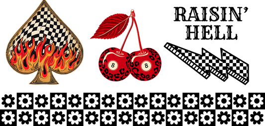 CHECKER CHERRY - MINI FLAIR SHEET